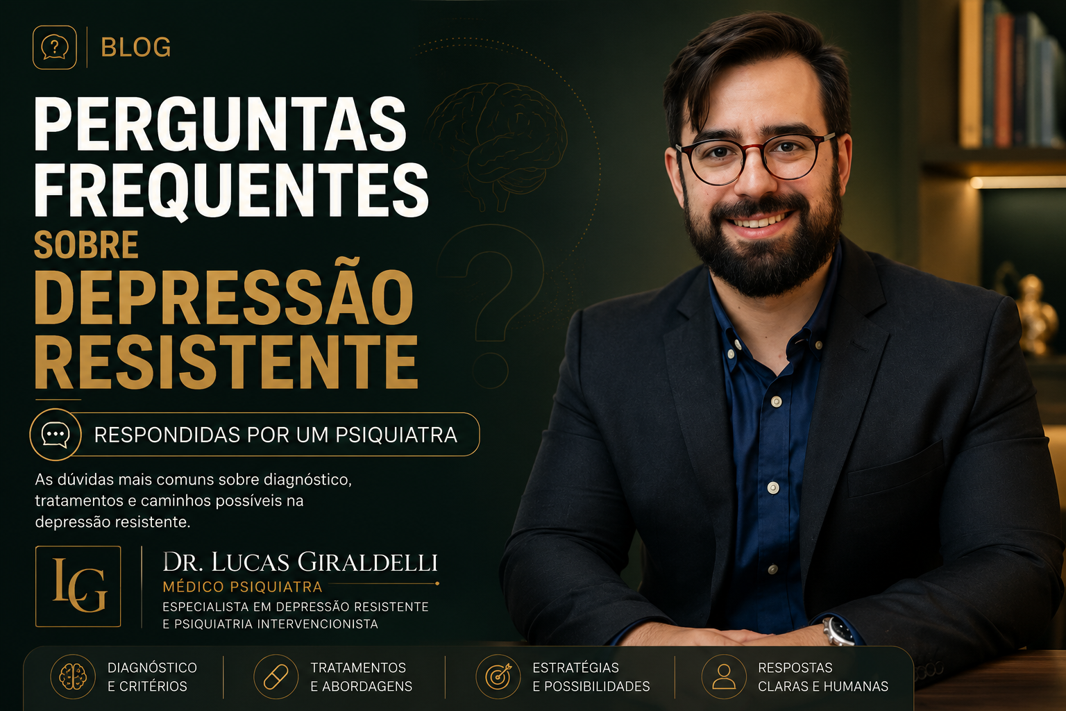 Perguntas frequentes sobre depressão resistente respondidas por um psiquiatra